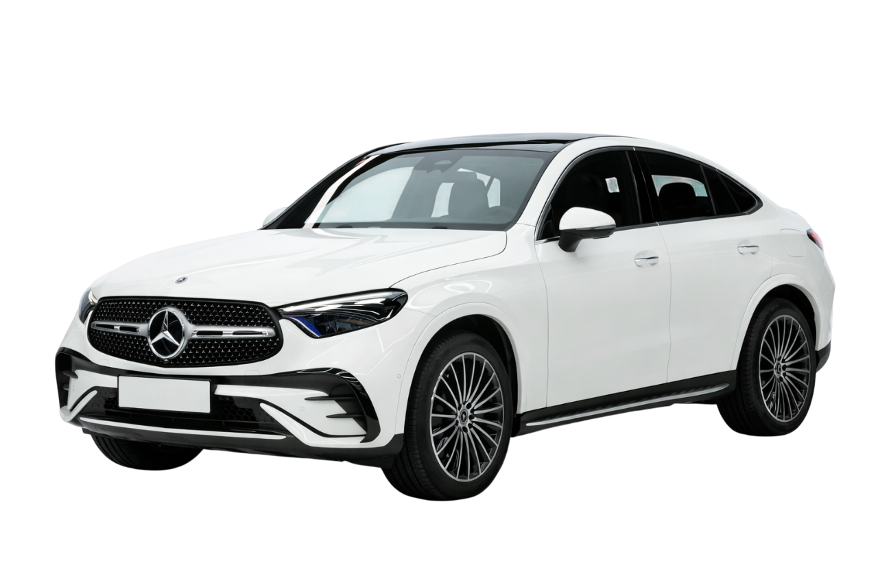 mercedes benz glc 200 white rental car